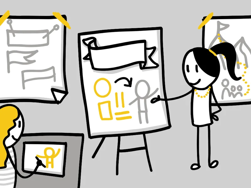Ukázka kurzu sketchnotingu